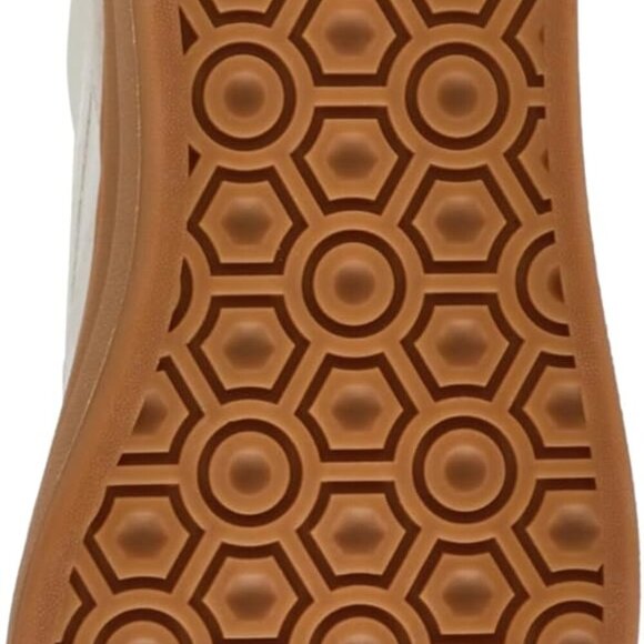 Women's Sneaker Suede Leather 7.5 Bone Multi Lace-up Casual Athletic - Picture 4 of 7